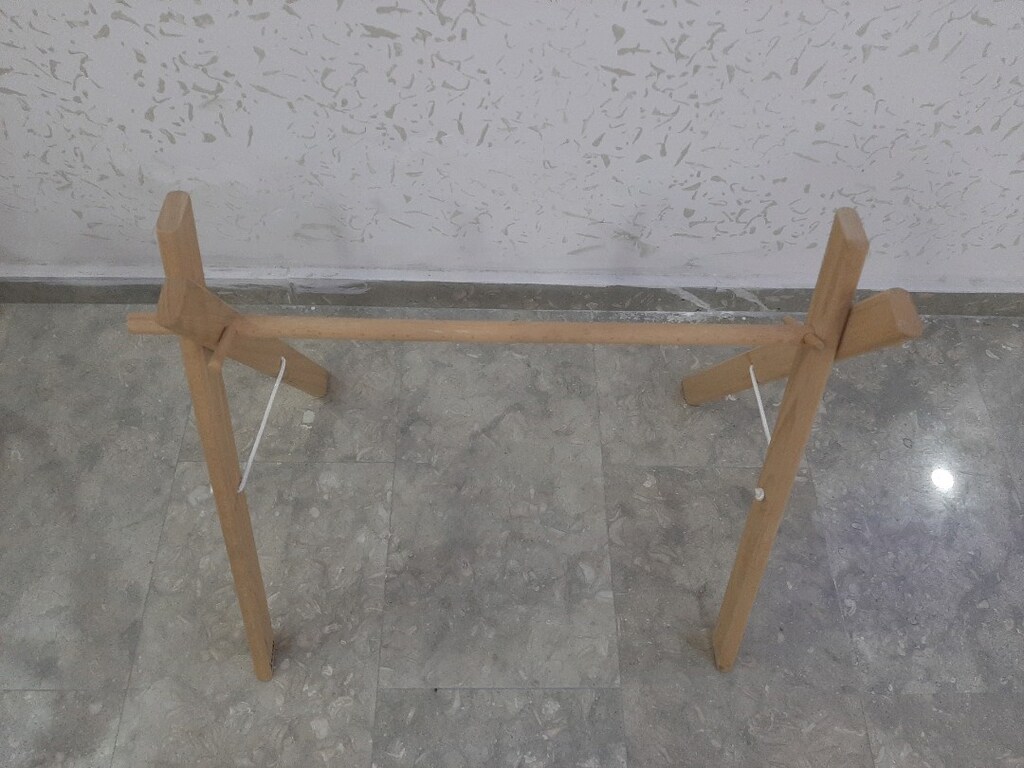 Doğal Ahşap Bebek Egzersiz Oyunu Aleti - 4