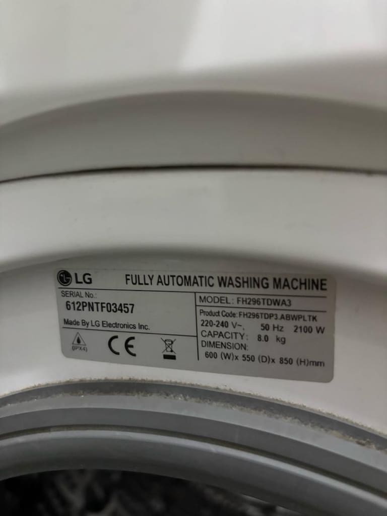 LG Direct Drive 8 kg 1200 Devir Çamaşır Makinesi (Temiz / Sorunsuz) - 4