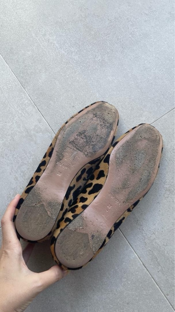 Prada leopar loafer babet - 2