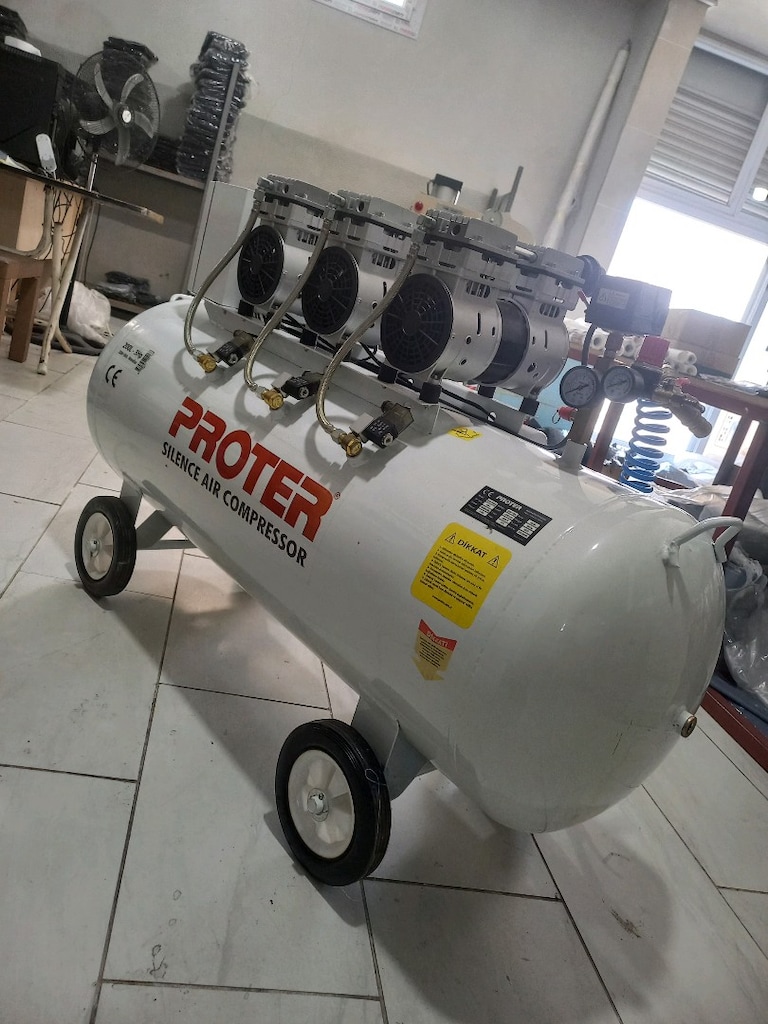 Proter 200 Litre 3 HP Sessiz Yağsız Hava Kompresörü - 7