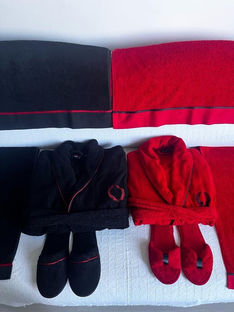 Issımo Home 8 parça bambu lüks bornoz seti - 10