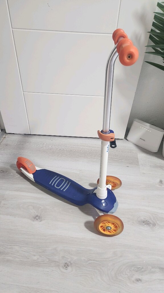 Decathlon - Scooter B1 500 Işıklı 3 Tekerlekli Indigo Mavisi - 7
