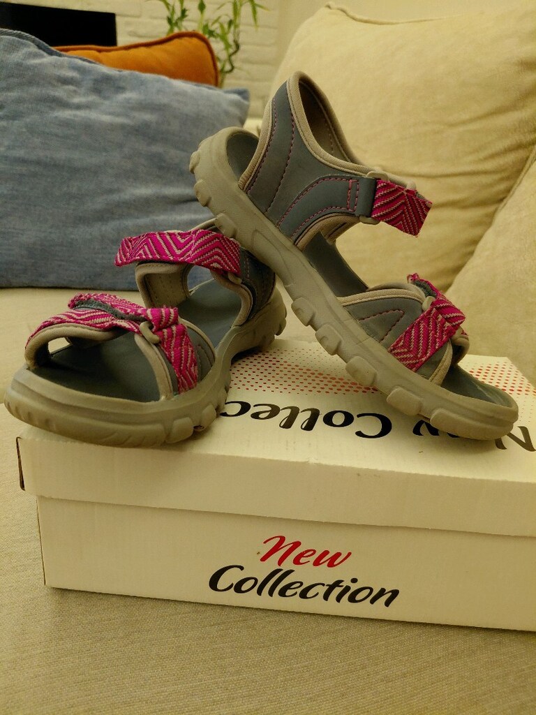 orjinal decalthon ürünü kız çocuk sandaleti 32/35 arası - 2