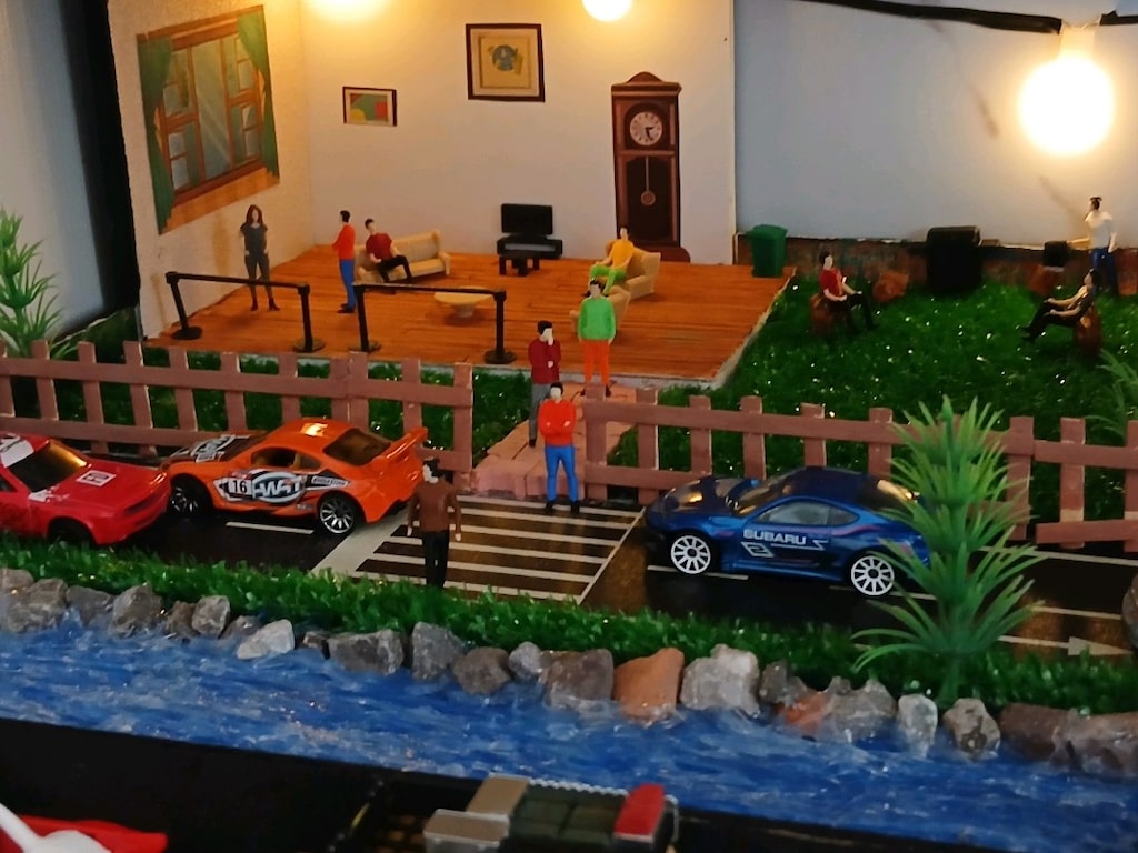 diorama garege koleksiyonluk hediye - 3