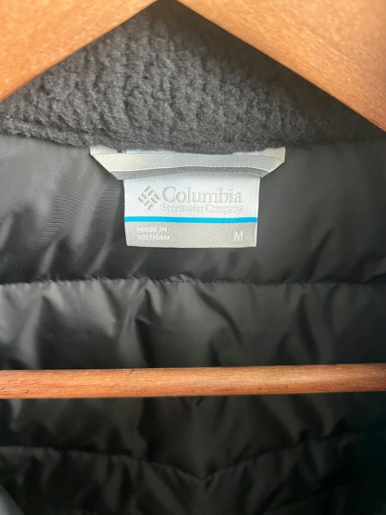 Columbia Siyah Spor Mont / kolları polar — görsel 4/4