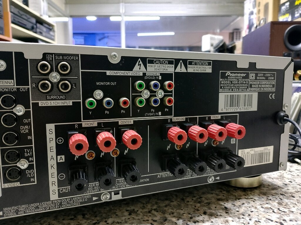 Pioneer vsx-d714 s receiver anfi - 8