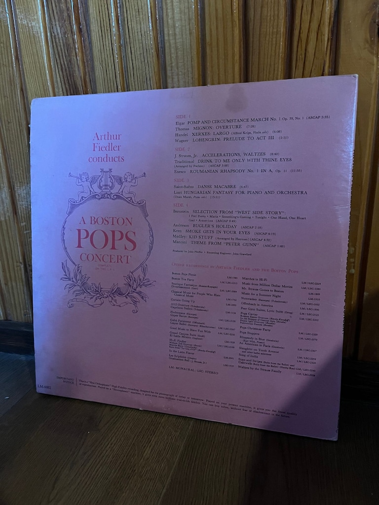 Arthur Fiedler, Boston Pops – Everything But The Beer Plak - 2