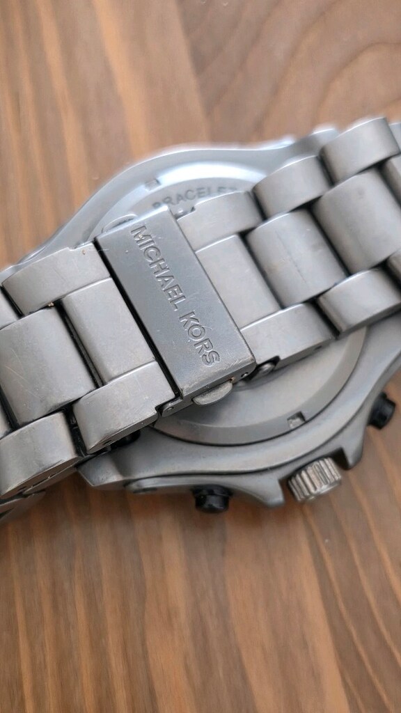 MICHAEL KORS MK-8231 "drake" Titanyum kronometreli kol saati - 9