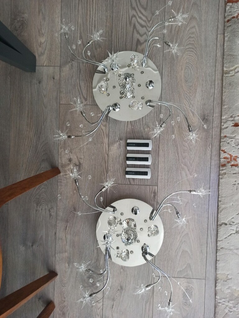 Avize LED'li salon ve oturma odası için inanılmaz ŞIK kumandalı CAM - 16