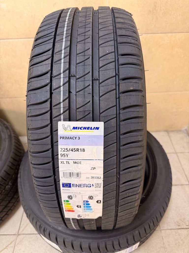 225/45R18-245/40R18 MİCHELİN PRİMACY 3 ZP DOT:21/26 4 AD. FİYATI - 2