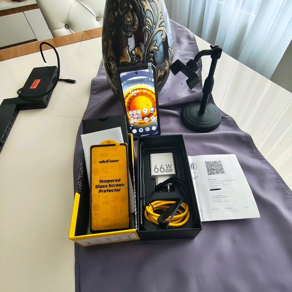 ULEFONE ARMOR 30 PRO TR CİHAZI FATURA KUTU EKSİKSİZ NOKTA HATASIZ - 5