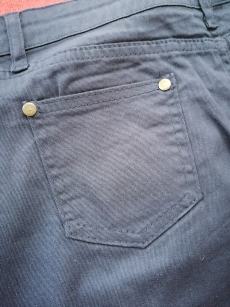 SIFIR KOYU LACİVERT KOT ETEK - 3