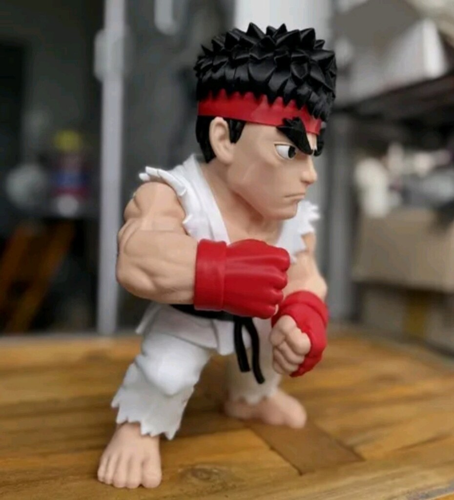 Street Fighter Ryu ve Ken Figür Seti - Özel Tasarım Hediyelik - 3