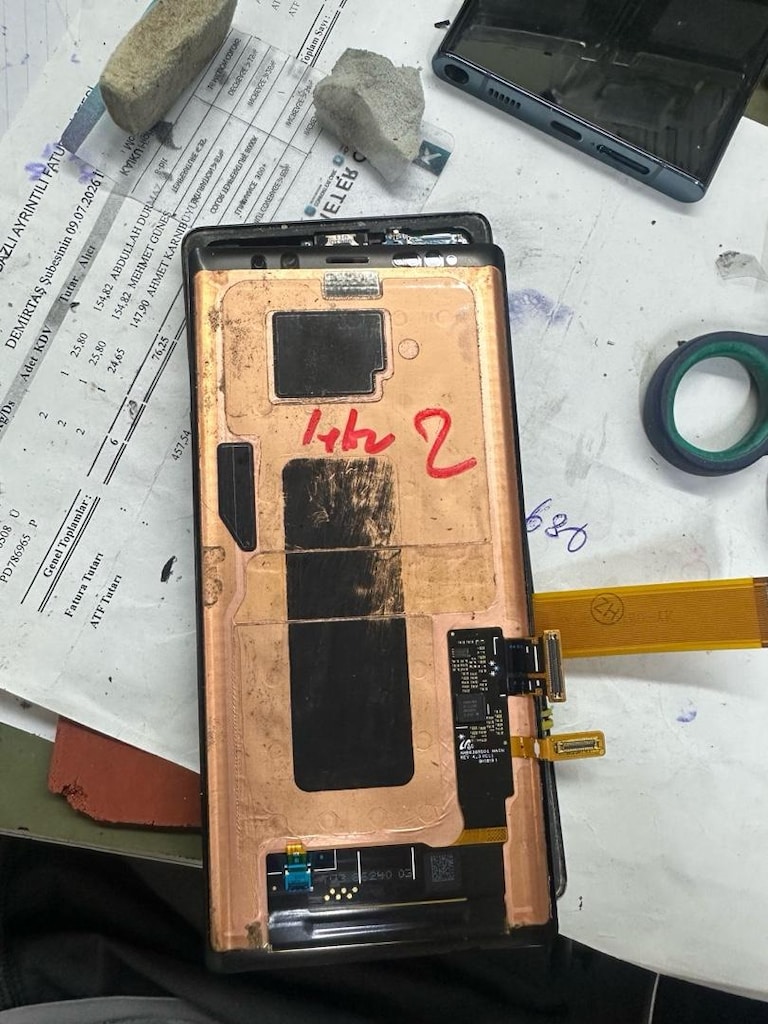 Samsung not 9 orjinal lekeli ekran - 7