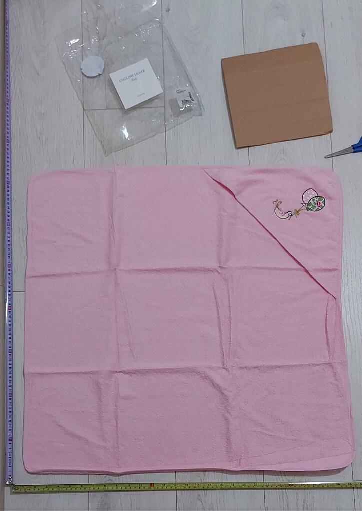 English Home Pembe Kundak Havlu 70x70 - 4