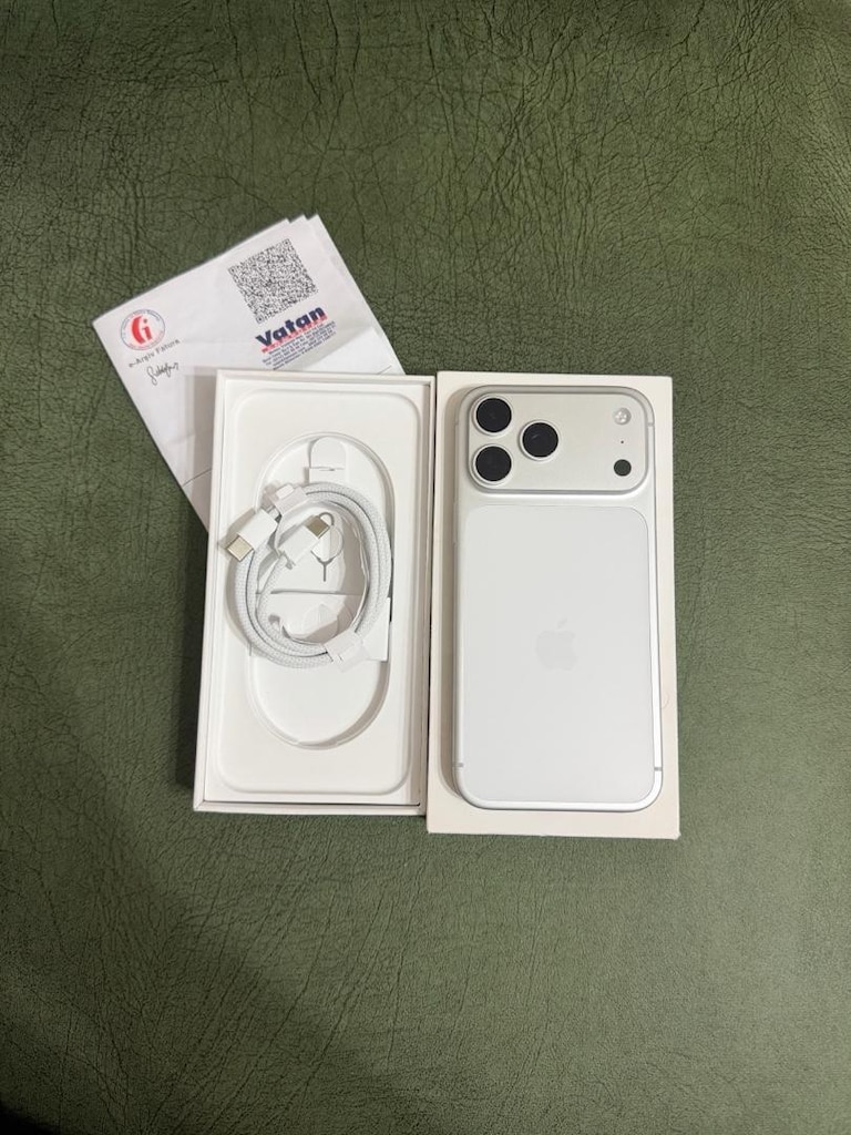 iphone 17pro max (17 ay garantili pil 100) - 2
