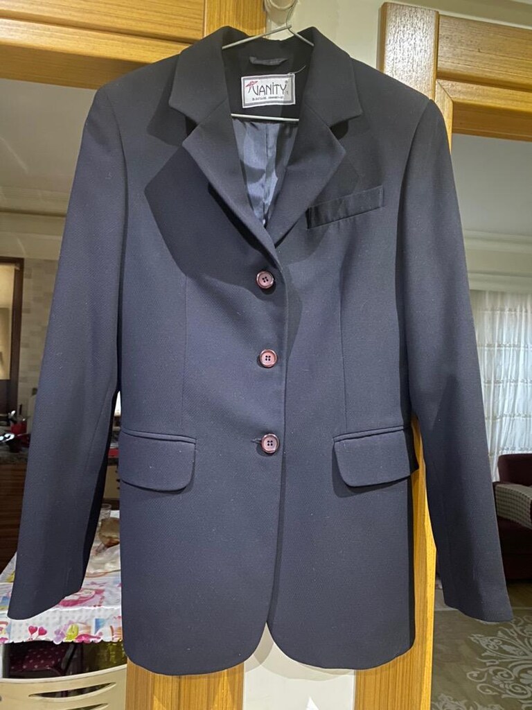 36 beden siyah yeni blazer ceket - 8
