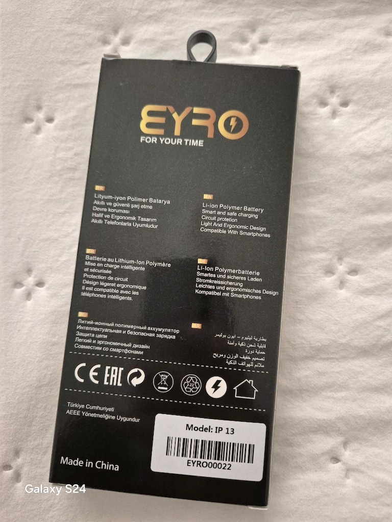 iphone 13 güçlendirilmiş batarya sıvı contası ile birlikte sıfır - 3