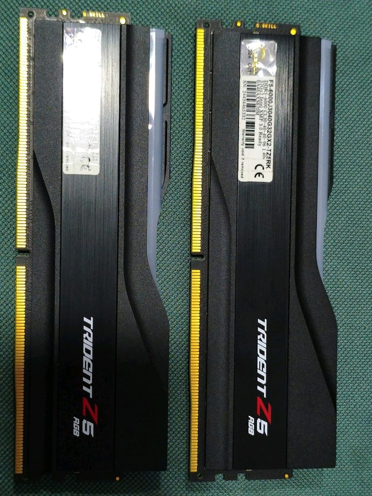 g skill Trident Z5 RGB 64gb ddr5 ram kiti 6000mhz - 2