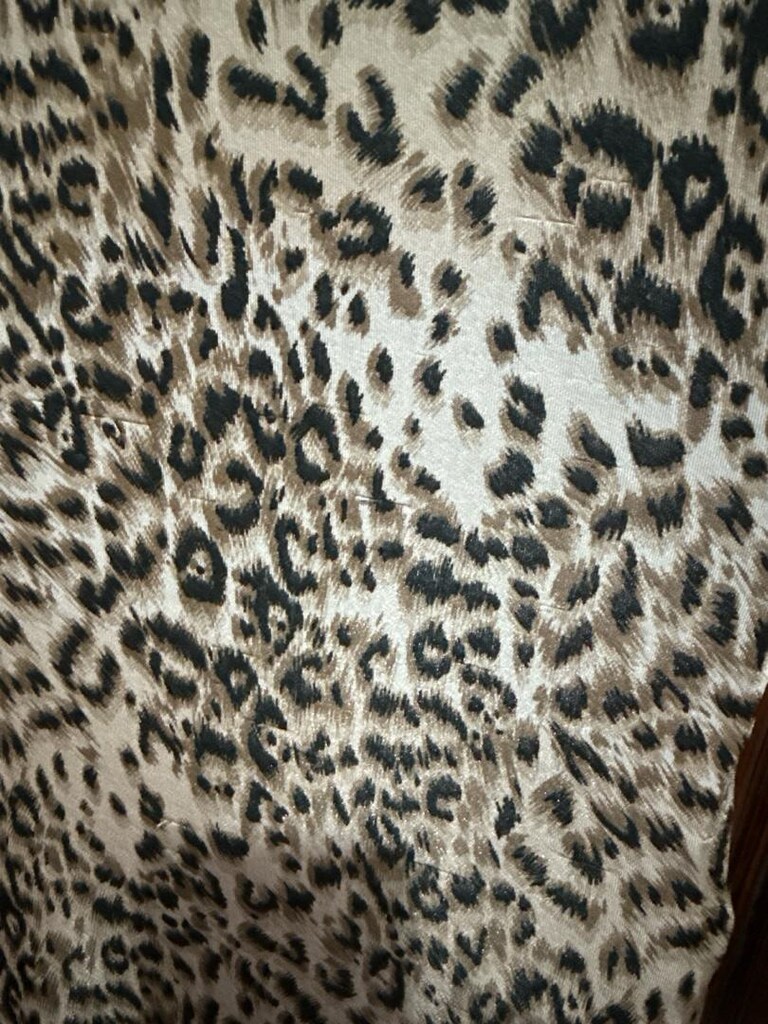 elbise leopar desenli - 2