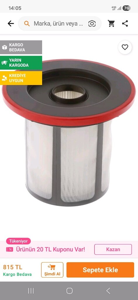 Bisch 6 seri dikei supurge filtre - 3