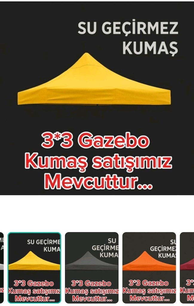 Gazebo 3*3 çardak bezi - 5