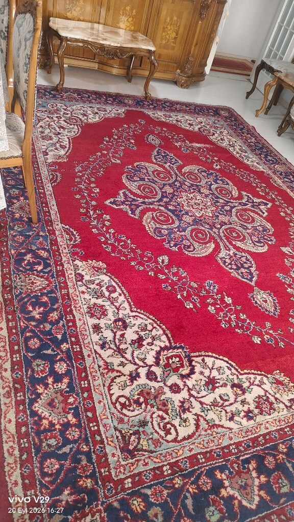 büyük boy 9,5 metrekare Isparta halısı 60 yıllık - 7
