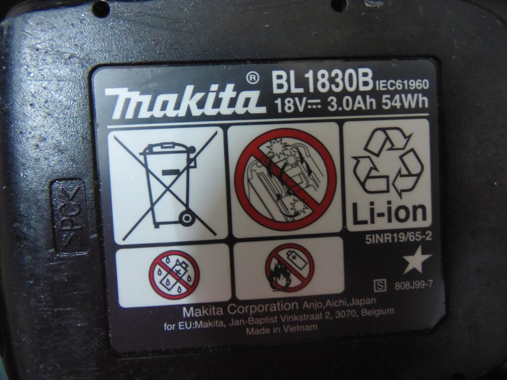 Orijinal Makita LXT 18V 3.0 Ah 2 Akülü Vidalama / şarjlı matkap- - 5