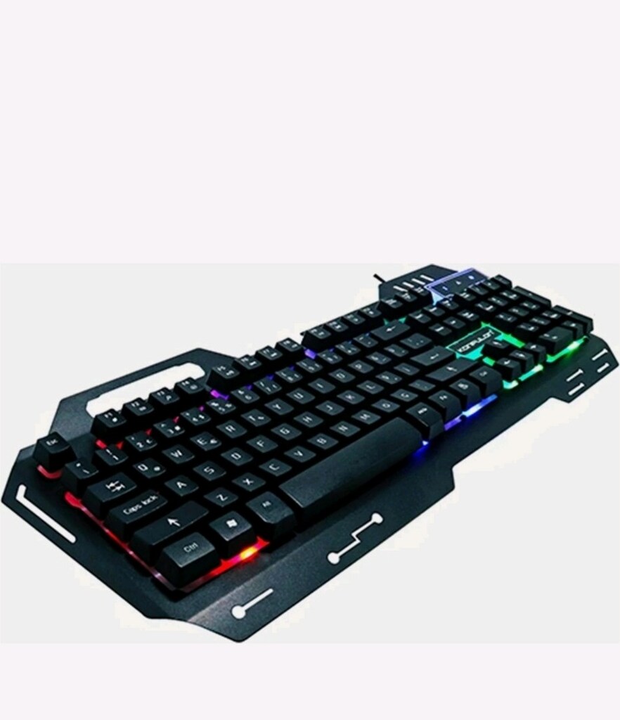 RGB klavye & mause set ışıklı sıfırdır tek fiyat telefon tutucu destek - 4
