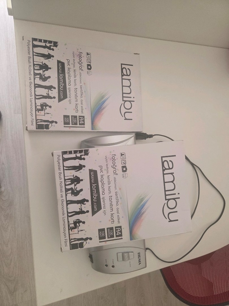 SIGMA EL 142-01 A4 LAMİNASYON Makinası ve 2 adet a4 laminasyon filmi - 2