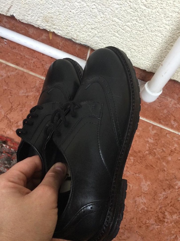 ZARA OXFORD DERİ AYAKKABI - 4