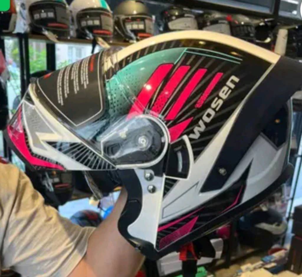 wosen güneş gözlüklü çene açılır kask kadın - 3