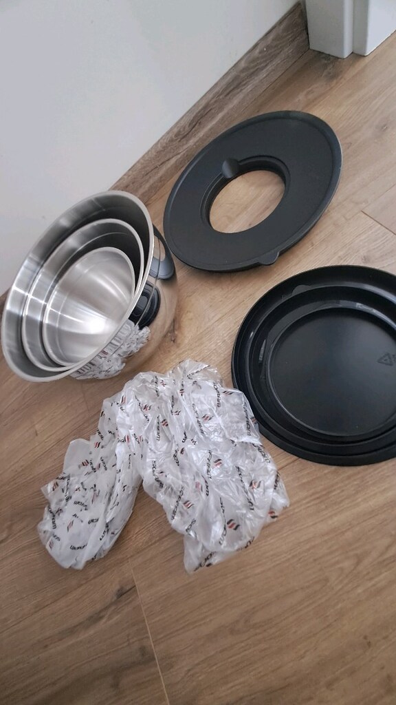 Çelik Karıştırma ve Saklama Kabı 3 lü - 3