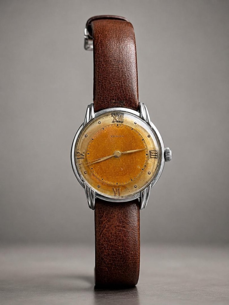 Vintage Zenith Kurmalı Calibre 106 -1947 Üretim - 2