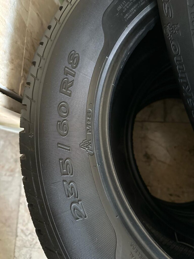 235/60/18 sava sıfır gibi takım - 2