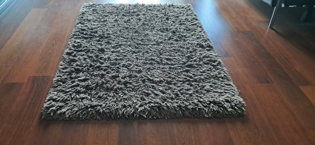 tüylü makina halı antrasit 160x230cm ve 120x170cm - 5