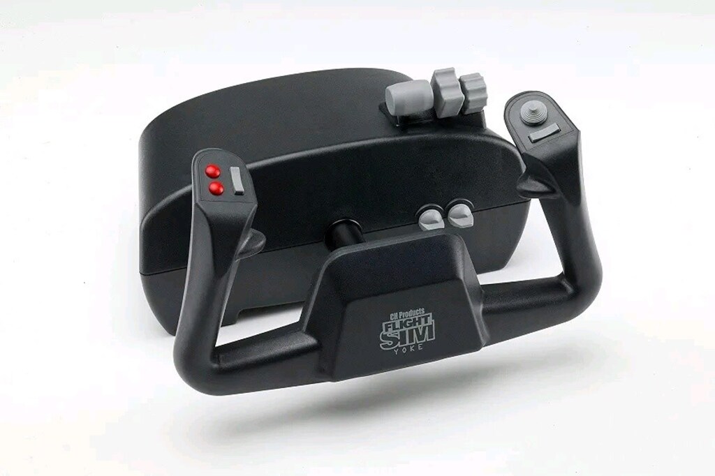 CH Products Flight Sim Yoke Le Joystick - 3