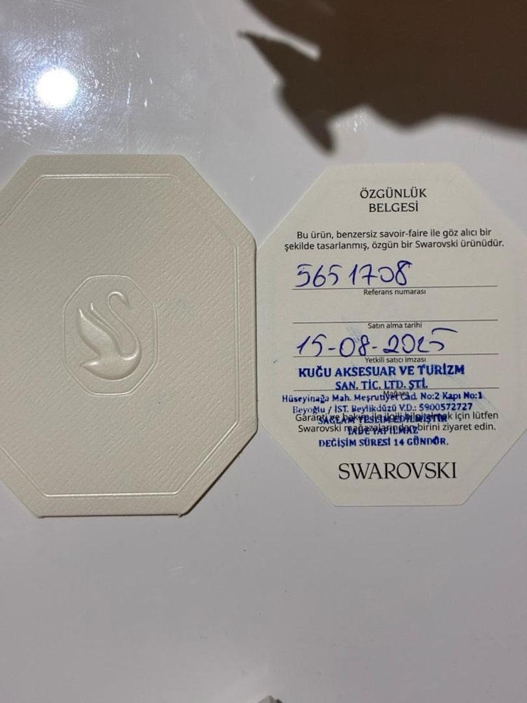 Orijinal Swarovski Kolye - 5