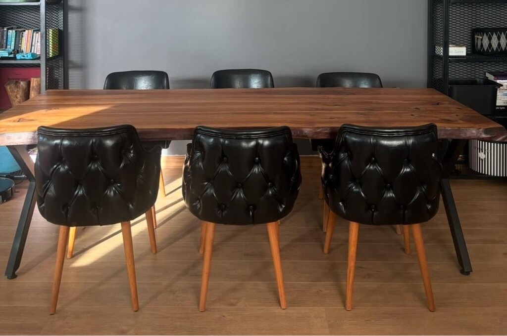 Doğal Ağaç Komple Salon / Yemek Odası Takımı & Ofis Mobilyası - 2
