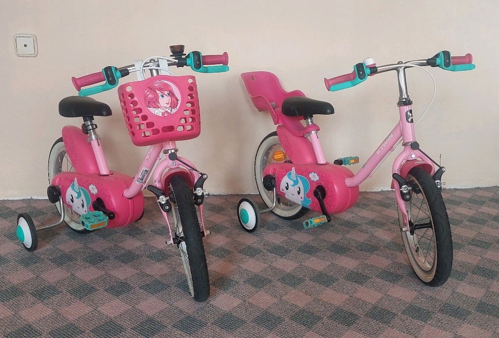 2 ADET 14 JANT DECATHLON BTWIN KIZ ÇOCUK BISIKLETI - 4