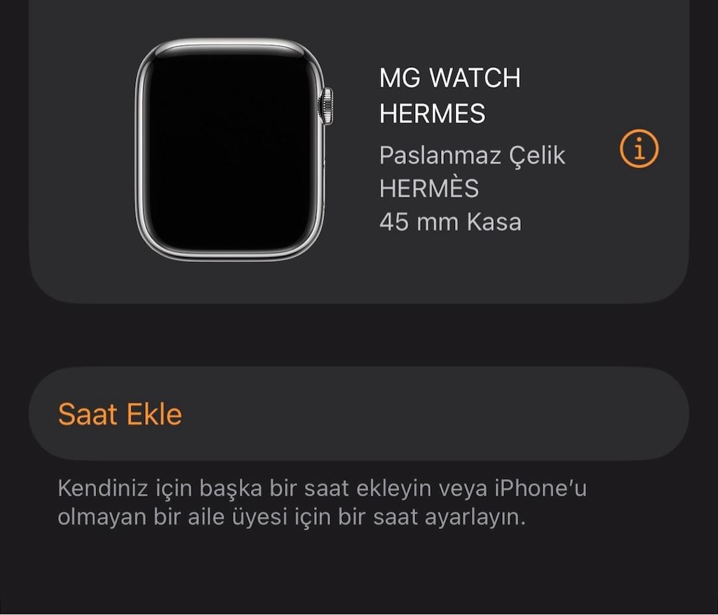 orijinal sıfır Apple Watch Hermes Türkiye - 9