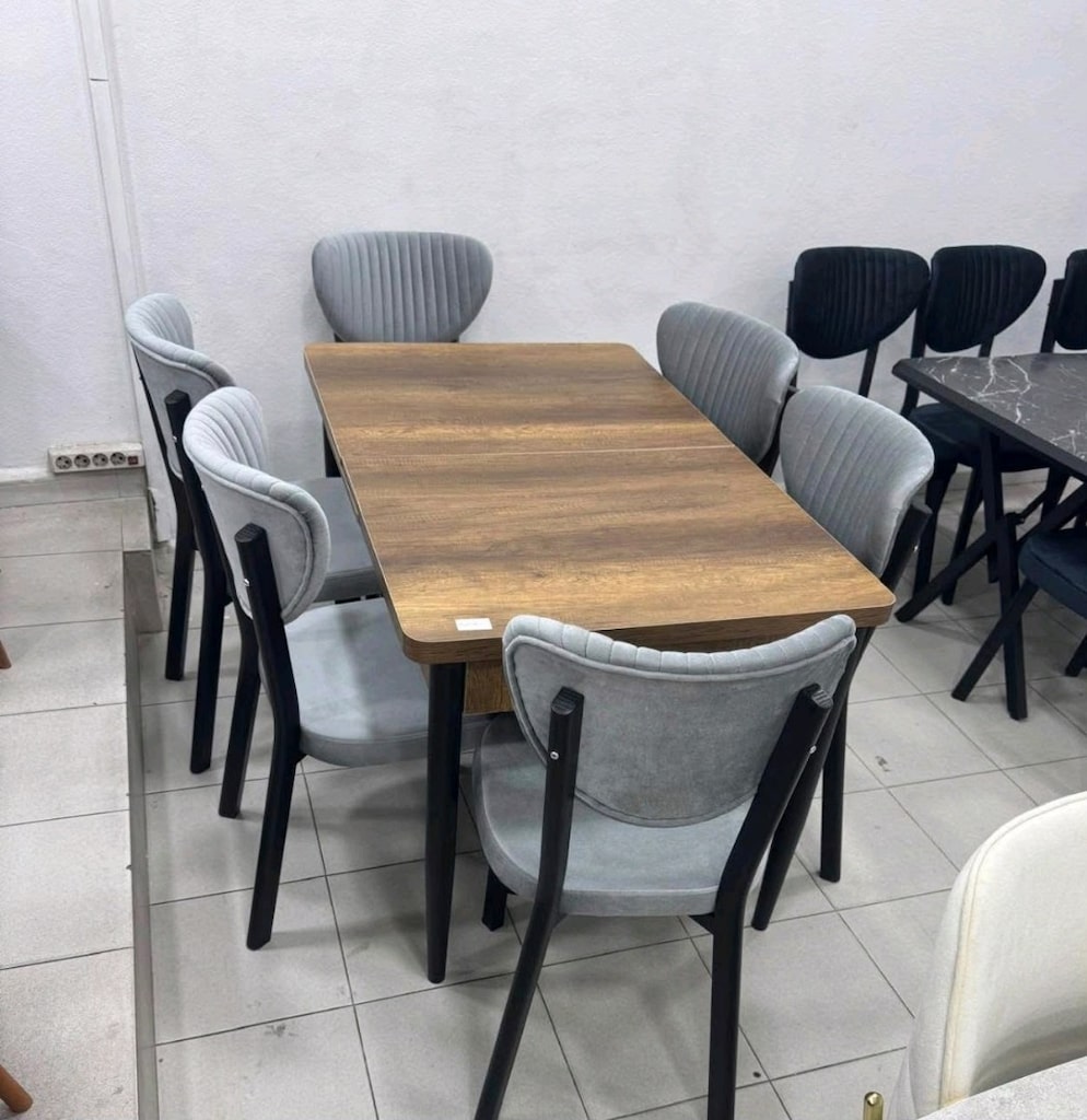 6 sandalyeli Açılır masa takımı.. - 2