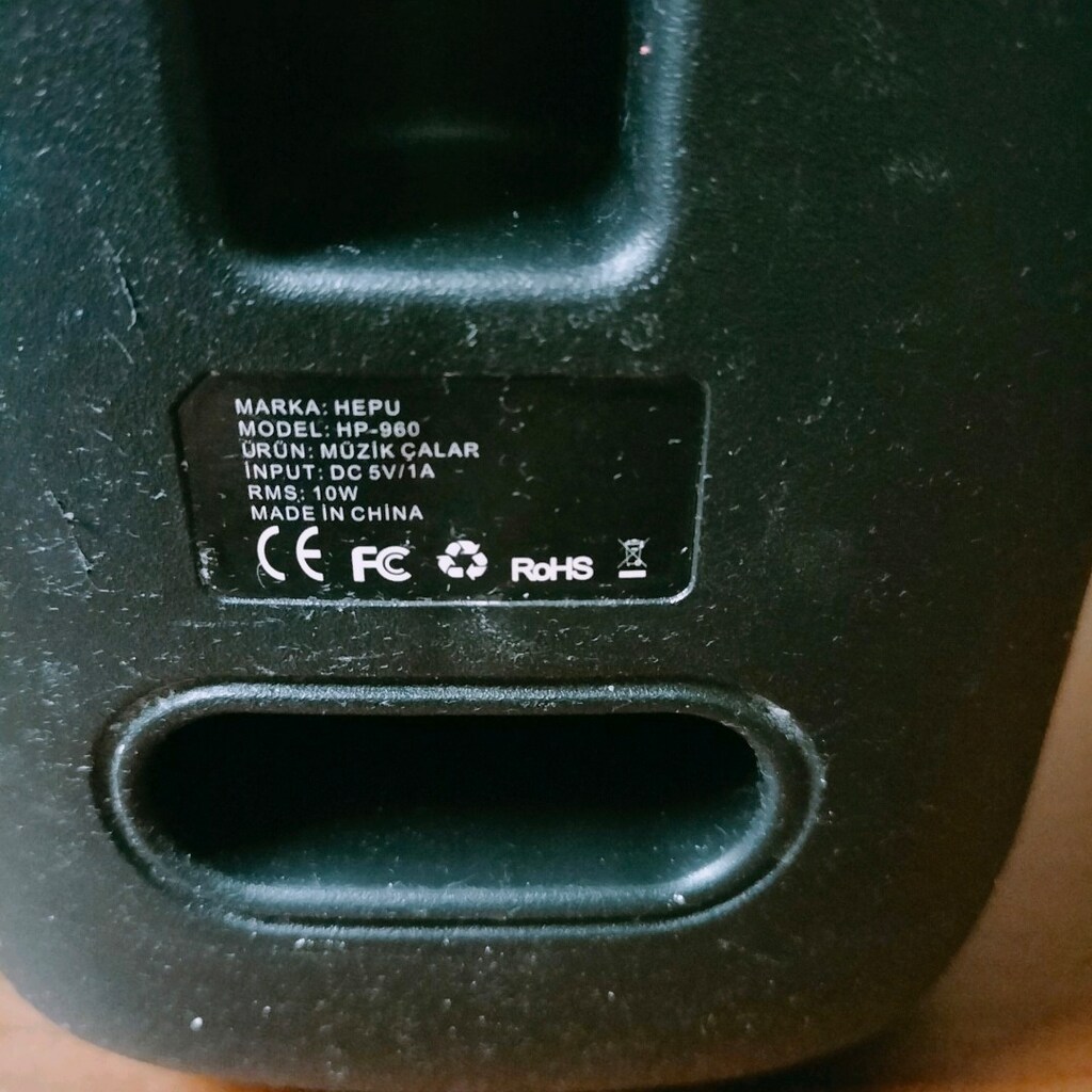 Hepu 960 müzik çalar . Bluetooth hoparlör - 7