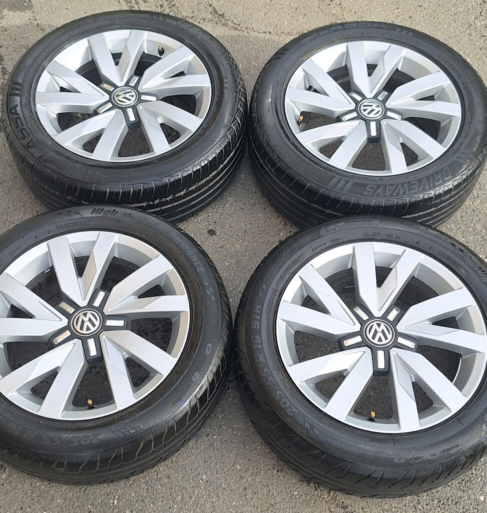 205 55 16 ORJİNAL PASSAT JANT LASTİK TAKIMI PASSAT JETTA SEAT SKODA T4 - 9