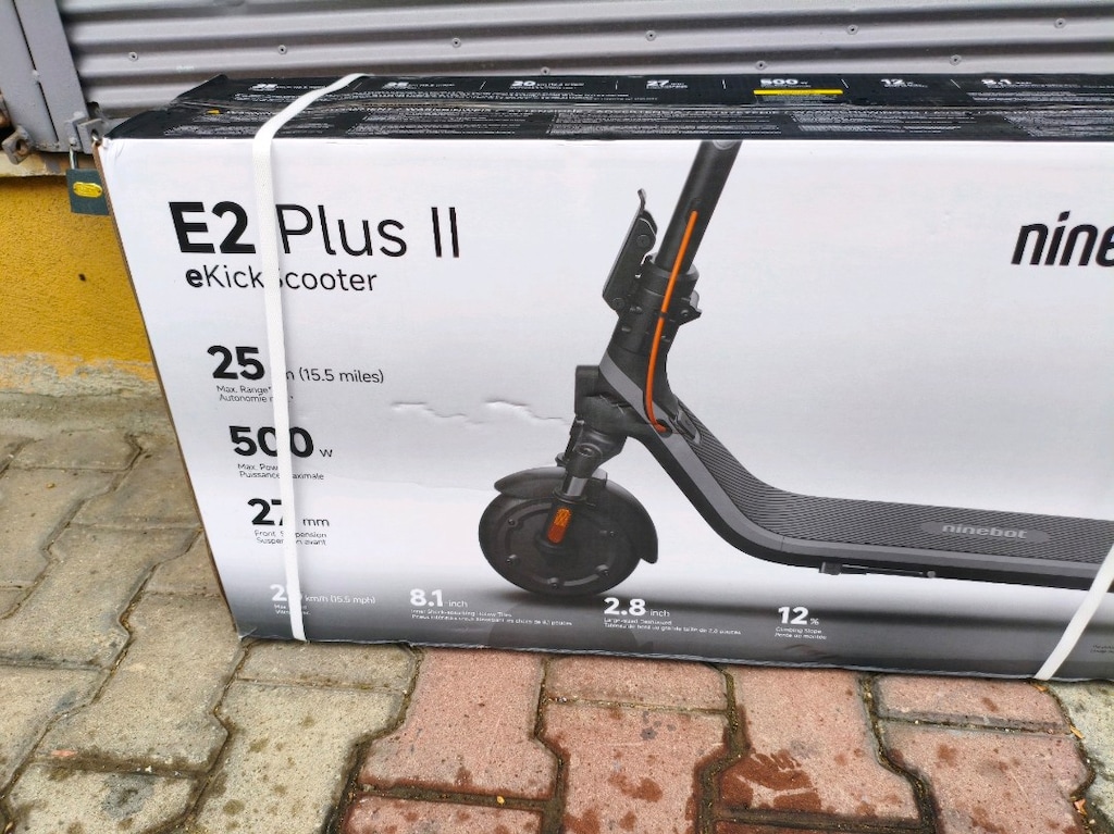 sıfır ambalajında 2 yıl garantili segway e2 plus 2 elektrikli scooter - 2
