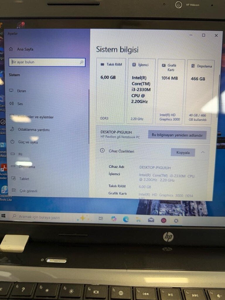 HP PAVILION G6 NOTEBOOK - 7