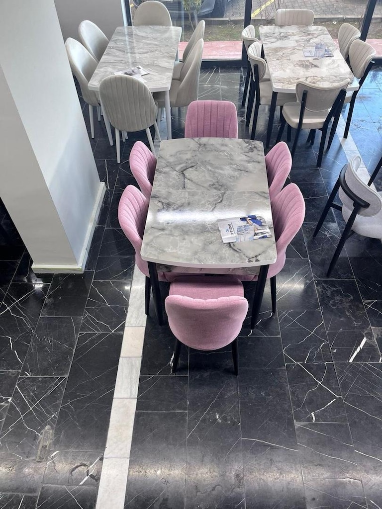 yemek masası açılır 6 sandalye - 2