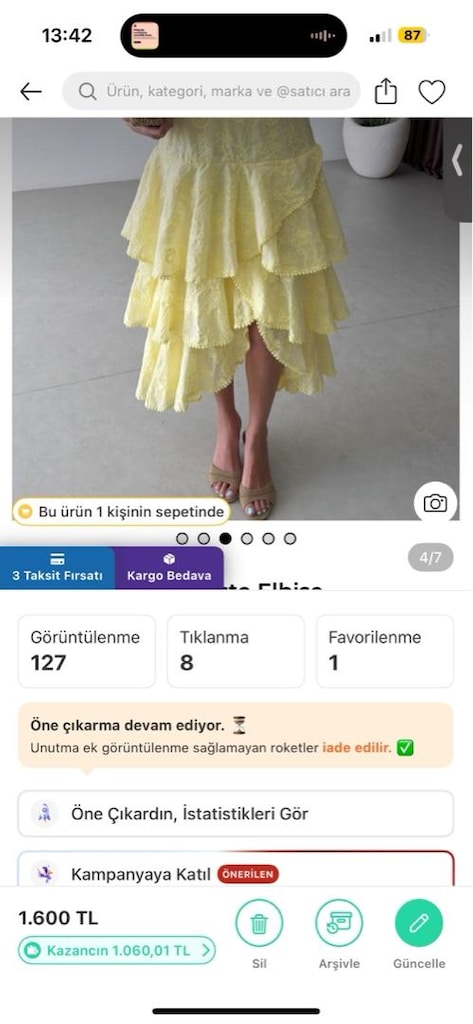 sarı elbise - 6