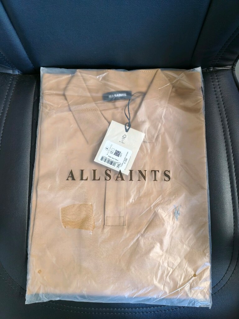 ORİJİNAL BEJ RENGİ XXL ALL SAINTS T-SHIRT!