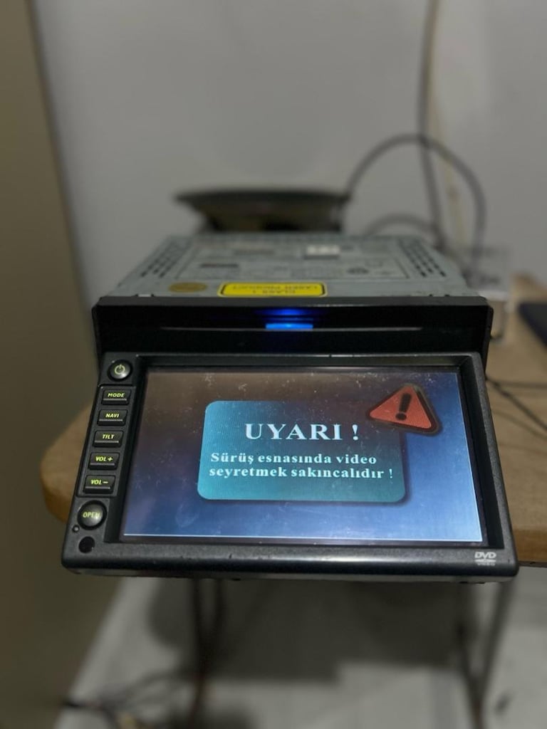 XETEC 7 İNÇ MOTORiZE EKRANLI DOUBLE TEYP - 6